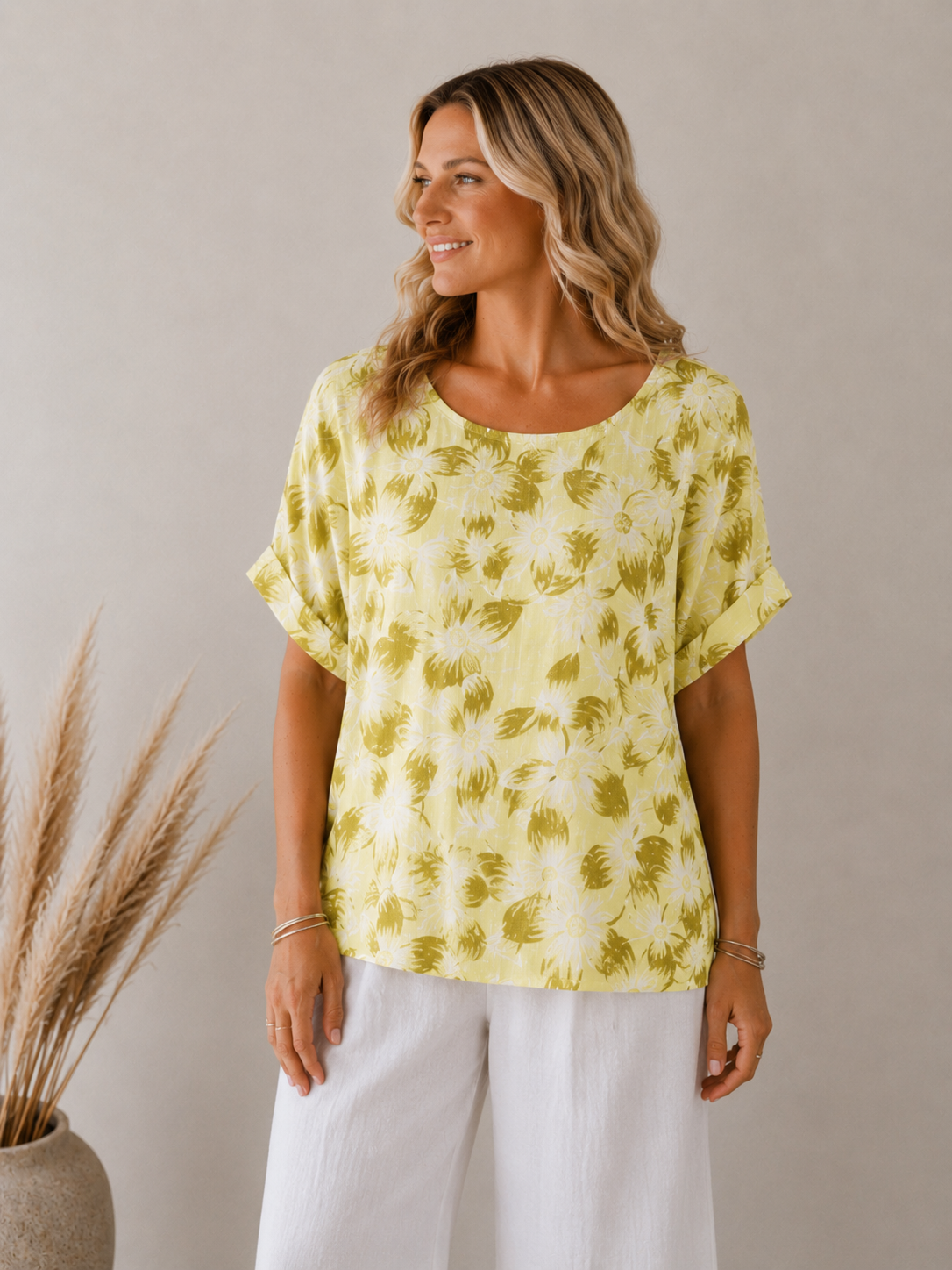 TØJHUSET 70|ANITA BLUSE|GUL