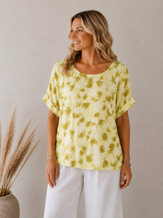 TØJHUSET 70|ANITA BLUSE|GUL
