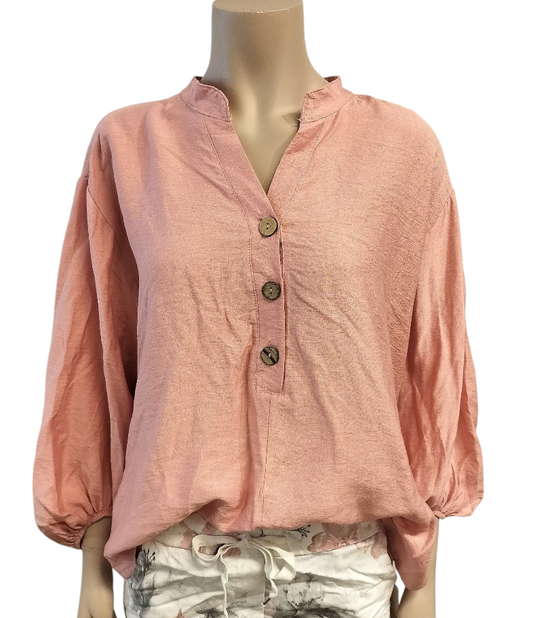Kathy bluse, Rosa - onesize